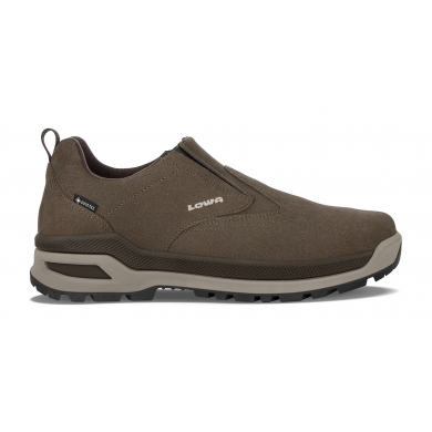 Lowa Hiking Shoes Harrison II GTX (Winter-Partelana Lining, Suede, Waterproof) Brown Men